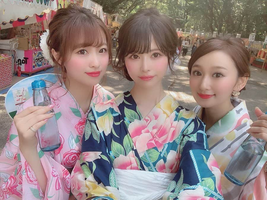 清里千聖さんのインスタグラム写真 - (清里千聖Instagram)「. 熱田祭りにちょこっと行ってきた🏮💕. 楽しいなぁ大好きだなぁ本当に🥺💕. #熱田祭り #お祭り #熱田神宮 #ラムネ #令和 #初 #浴衣 #pink #浴衣ヘア #浴衣ヘアアレンジ #hairarrange #和装 #ちぴま #名古屋 #japanesegirl #패션스타그램 #셀카 #셀카놀이 #얼스타그램 #令和最初 の1年もよろしくっ」6月5日 18時17分 - chiseikiyosato