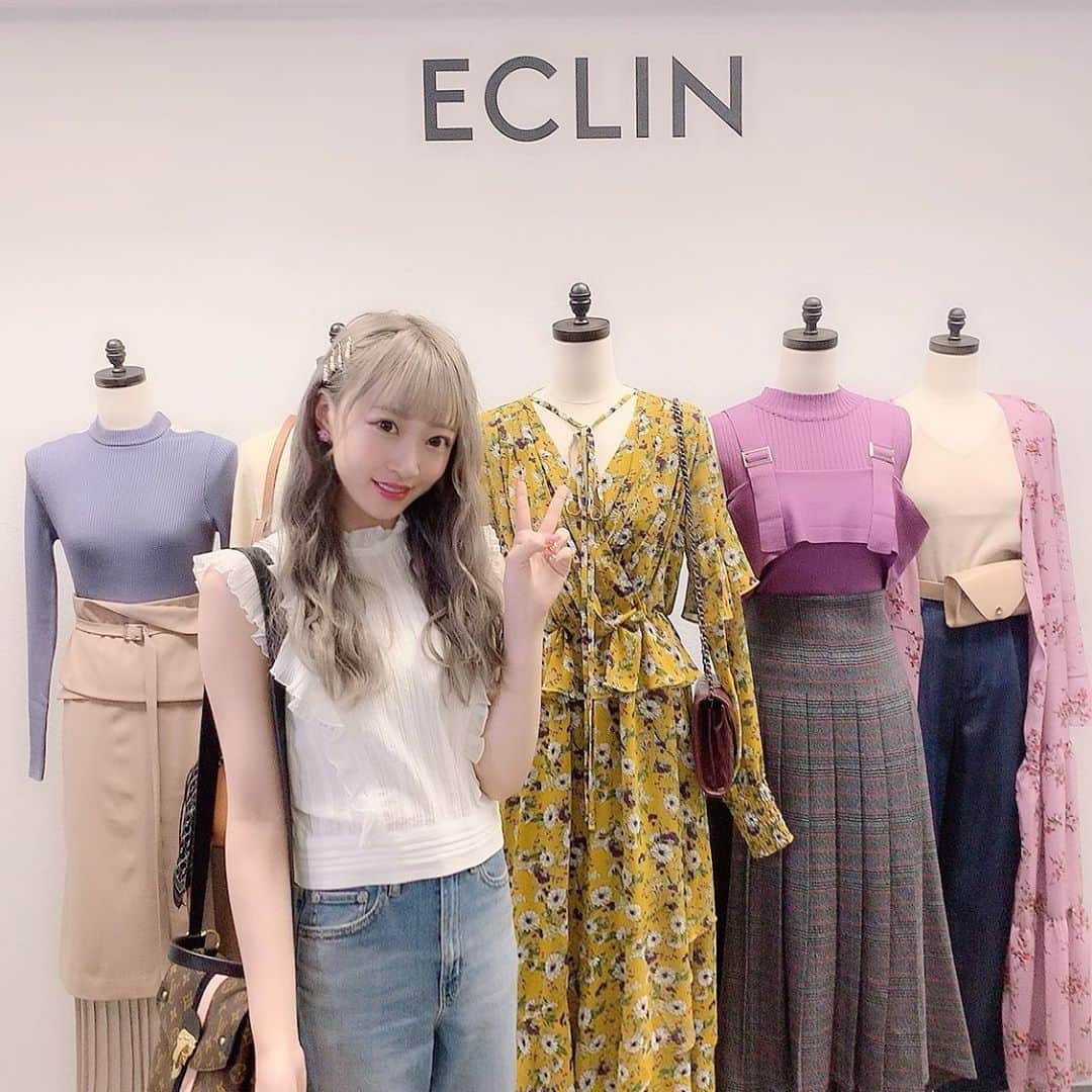 さぁやさんのインスタグラム写真 - (さぁやInstagram)「@eclin_official の展示会に 行ってきたよー❤️✨ プレゼントまで ありがとうございました😢✨ #eclin」6月5日 19時02分 - saaya831