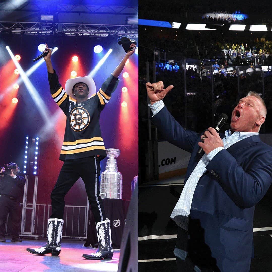 NHLさんのインスタグラム写真 - (NHLInstagram)「On a scale of @lilnasx to Brett Hull, how are you feeling about the #StanleyCup Final? 🤔」6月6日 5時18分 - nhl