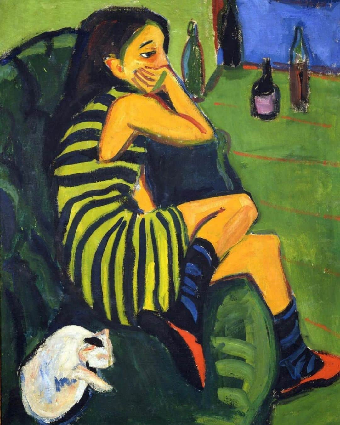 ソン・ナウンさんのインスタグラム写真 - (ソン・ナウンInstagram)「Artistin Marcella, 1910  Ernst Ludwig Kirchner」6月5日 21時41分 - marcellasne_