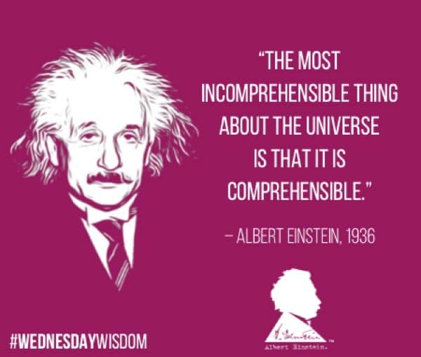 アルベルト・アインシュタインさんのインスタグラム写真 - (アルベルト・アインシュタインInstagram)「"The most incomprehensible thing about the universe is that it is comprehensible." — Albert Einstein, 1936  #WednesdayWisdom」6月5日 22時13分 - alberteinstein