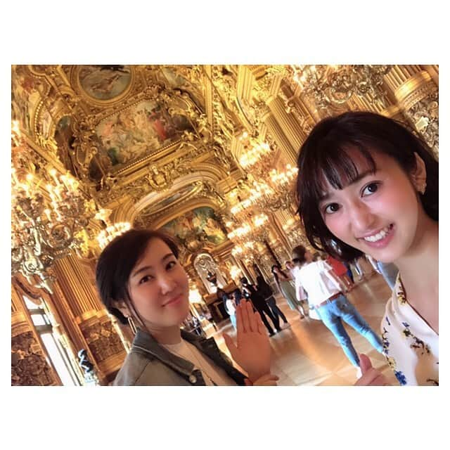 早乙女わかばさんのインスタグラム写真 - (早乙女わかばInstagram)「.﻿ わかばtrip✈️﻿ フランス🇫🇷パリ PART.1﻿ ﻿ パリ在住の我が愛する同期…﻿ 〝あんでぃ〟こと飛河蘭に会いました😍﻿ ﻿ 見事男役タカラジェンヌからパリジェンヌに👏🏻✨﻿ ﻿ あんでぃとは星組時代から兄弟のような存在で、よく私の家族ともご飯に行ったり、あんでぃの福島の実家に遊びに行ったり…もう家族です☺️﻿ ﻿ あんでぃも宝塚大好き❤フランス大好き❤﻿ フランスの地で沢山宝塚song歌って踊ってきました😂﻿ ﻿ まずは…シャンゼリゼ通りからの凱旋門🎶﻿ 🔸エッフェル塔﻿ 🔸オペラ座﻿ 🔸あんでぃがお誕生日をお祝いしてくれた🥂✨﻿ 🔸フランス語でお誕生日おめでとう﻿ 〝Joyeux anniversaire〟﻿ ﻿ 最後は感動の再会のシーン😆﻿ 「バナナマン御一行」…⁉️⁉️⁉️﻿ 何故ってそれは…﻿ 私の父がバナナマンの日村さんに似てるから私の同期は〝バナナマン〟と呼ぶのです😂﻿ そのお陰で父も皆んなに顔を覚えてもらっています😂﻿ ﻿ パリでの宝塚動画まだ続きます😍﻿ お楽しみに！笑﻿ ﻿ #わかばtrip﻿ #飛河蘭﻿ #パリジェンヌ﻿ #タカラジェンヌ﻿ #フランス﻿ #パリ﻿ #エッフェル塔﻿ #オペラ座﻿ #バナナマン」6月5日 22時35分 - s_wakaba.94