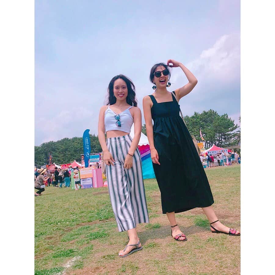 高橋有紀子のインスタグラム：「* ワンカリ🌴💛 * 海と太陽とスケボーと音楽と。 好きなものしかなかった🤤 * * 辻堂移住計画🐌🏝 * #2019_6_1 #ワンカリ #辻堂海浜公園 #スケボー」