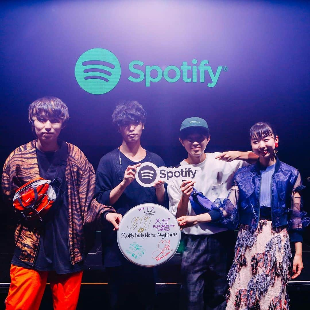 Spotify Japanさんのインスタグラム写真 - (Spotify JapanInstagram)「Spotify EarlyNoiseNight #10 終わりました！ . 出演してくれたSASUKE、Mega Shinnosuke、竹内アンナ、Ghost like girlfriendありがとうございました！お越しいただいた皆さまもありがとうございました！ . 📸 @3104imamura ———————————————————————— #EarlyNoiseNight #EarlyNoise @sasukeharaguchi @megashinnosuke @annasingguitar @doc_glg__ #SASUKE #MegaShinnosuke #竹内アンナ  #ghostlikegirlfriend #spotify #スポティファイ」6月5日 22時55分 - spotifyjp