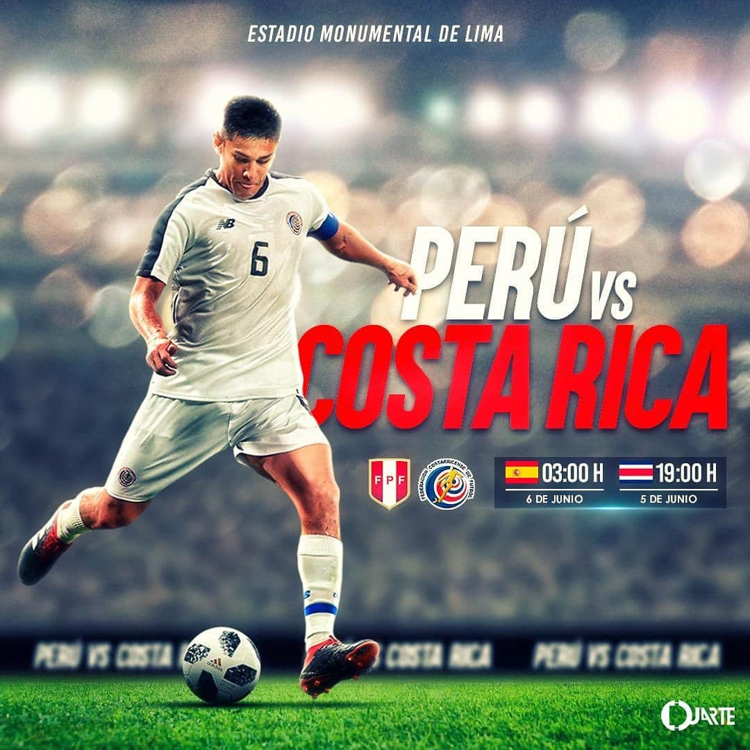 オスカル・デュアルテさんのインスタグラム写真 - (オスカル・デュアルテInstagram)「🔜 @fedefutbolcrc 🇨🇷 🆚 Peru 🇵🇪 🏆 Fecha fifa. ⚽ Partido Amistoso. 🏟 Monumental de lima. 📅 Miércoles 5 junio. ⏰ 03:00h 🇪🇸 19:00h 🇨🇷」6月5日 23時23分 - oduarte06