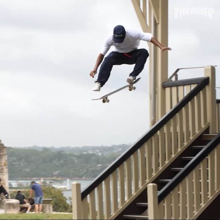 スラッシャーのインスタグラム：「#WesKremer @tommyfynn @johnshanahanz @tfunkb @tiagolemoskt @starheadbody & @jaakkoojanen in @dc_skateboarding’s GOTTA EAT video 📹 Now playing on ThrasherMagazine.com 📡」