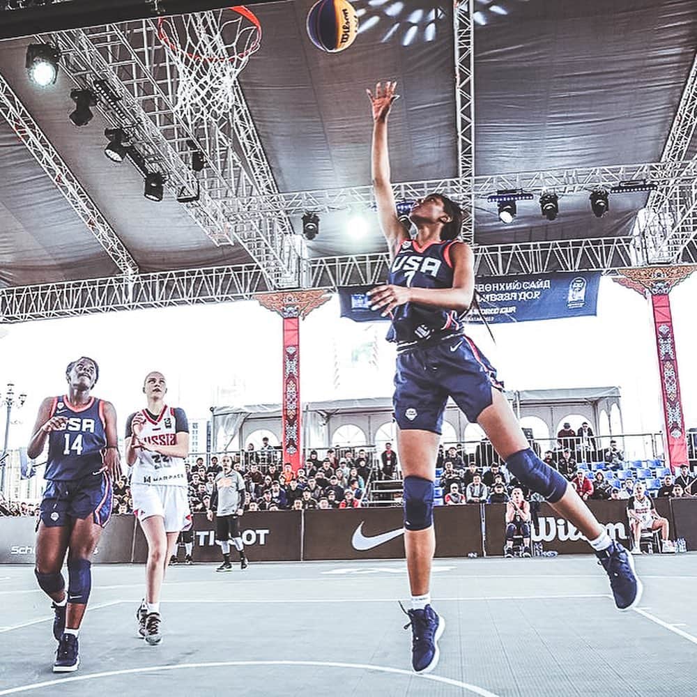 USA Basketballさんのインスタグラム写真 - (USA BasketballInstagram)「The @usab3x3 U18 Men & Women are soarin’ at #3x3U18 in Mongolia 👍」6月6日 6時49分 - usabasketball