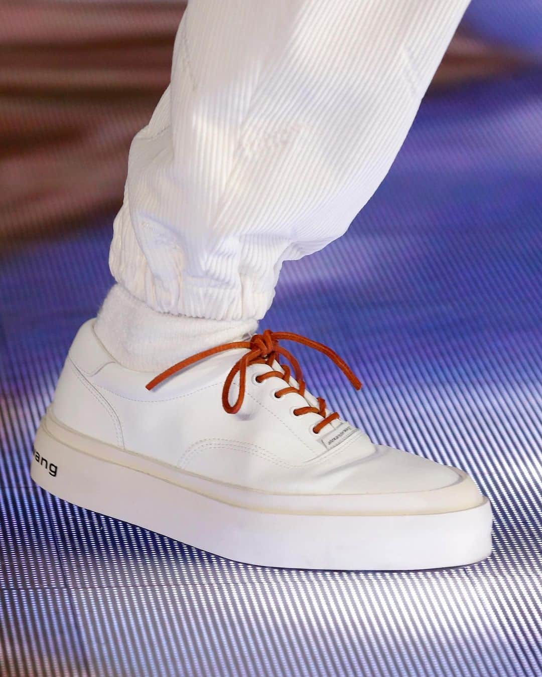 アレキサンダー・ワンのインスタグラム：「Stepping out. The #Collection12020 boat shoe.」