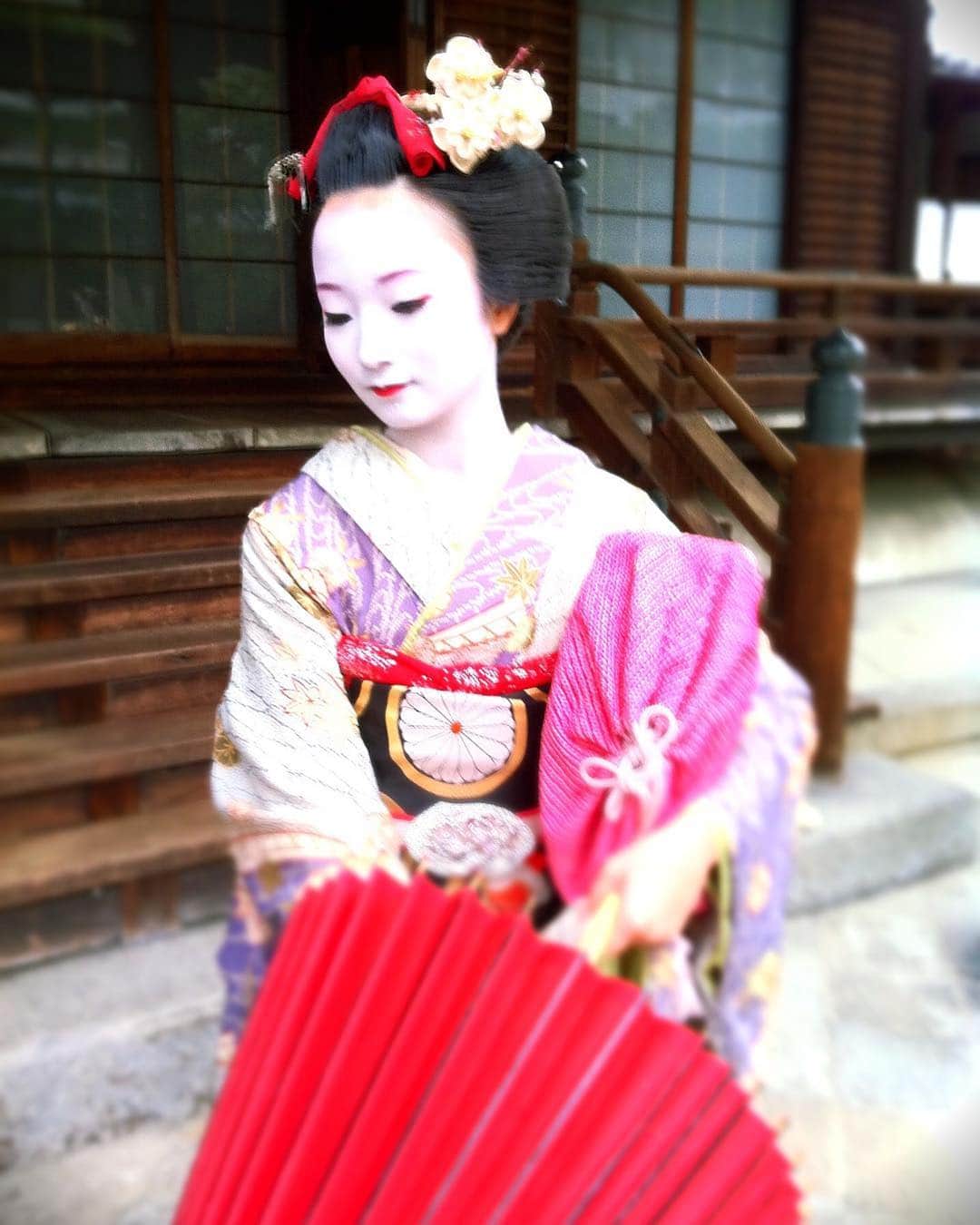 菅沼千紗さんのインスタグラム写真 - (菅沼千紗Instagram)「. . こちらが、高校生の時のベストショットとなっております。 . . 舞妓さんになった✨またやりたい .」6月6日 1時51分 - chisa_suga