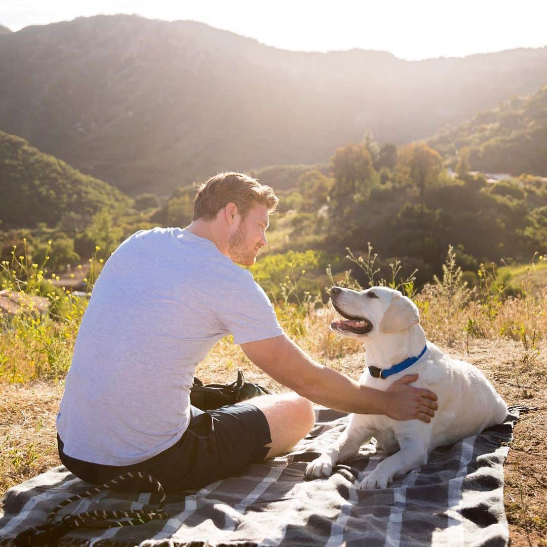 デレック・テラーさんのインスタグラム写真 - (デレック・テラーInstagram)「#ad One of our favorite summer activities is getting outside to enjoy a beautiful hike. @NaturesRecipe Prime Blends dog food helps fuel Neptune to get the top! Have a bag shipped right to your door using @Walmart 2-day shipping and give your dog something you know they’ll love #DoggiesDaysOfSummer #NaturesRecipe #dogsofinstagram http://bit.ly/NaturesRecipe_M_WMT」6月6日 3時39分 - derektheler