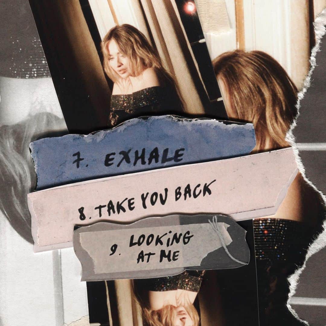サブリナ・カーペンターのインスタグラム：「preorder this friday w/ in my bed🖤 #SingularAct2」