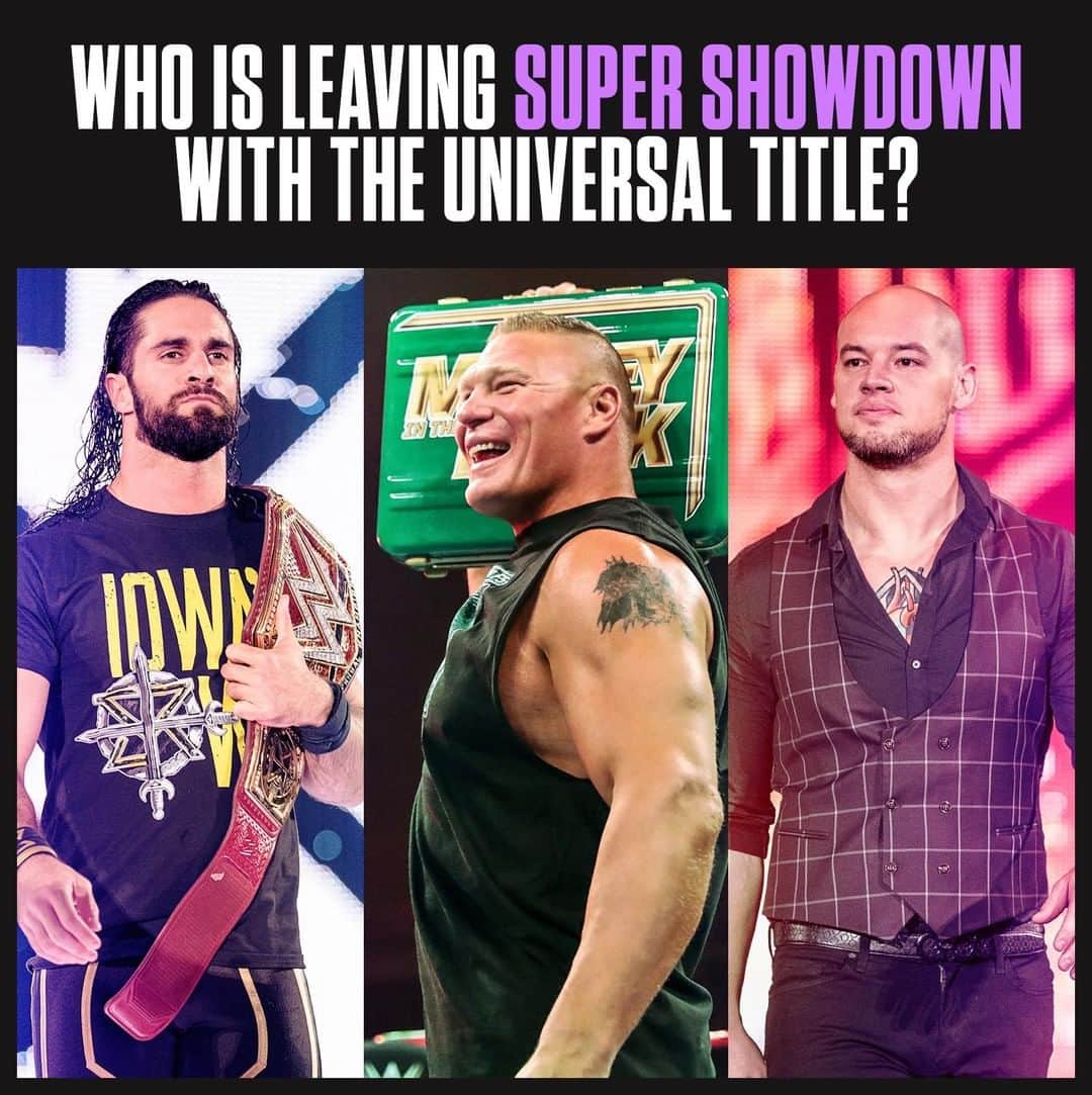 WWEさんのインスタグラム写真 - (WWEInstagram)「Who will be walking out of #WWESSD as your #UniversalChampion? 🤔」6月6日 7時00分 - wwe
