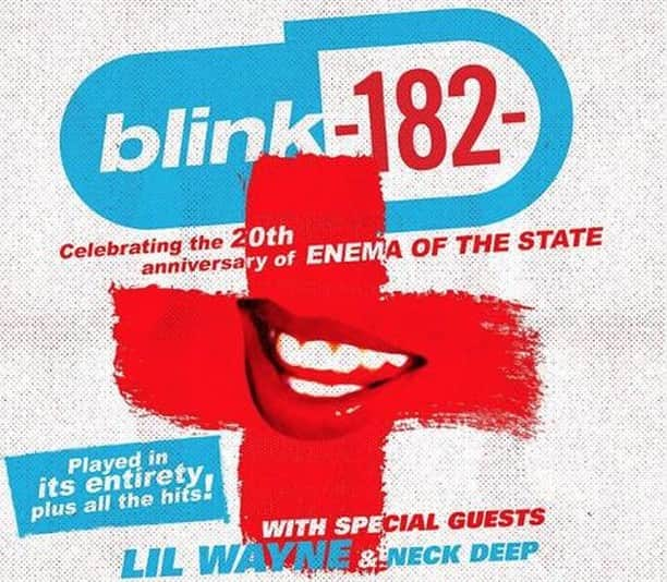 Alternative Pressさんのインスタグラム写真 - (Alternative PressInstagram)「Say it ain't so, we will definitely go @blink182 💊⠀ LINK IN BIO for tour details⠀ .⠀ .⠀ .⠀ #blink182 #enemaofthestate #lilwayne #neckdeep #20yearanniversary #alternative #alternativemusic #alternativepress #iamap #ap #altpress」6月6日 7時00分 - altpress