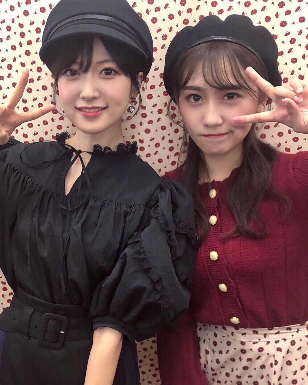 須藤凜々花のインスタグラム：「@haluhiroine  まこさんのブランドに遊びに行きました👼✨ ペアルックゲットしました。 かわヨ すこ ありがとうございまし」