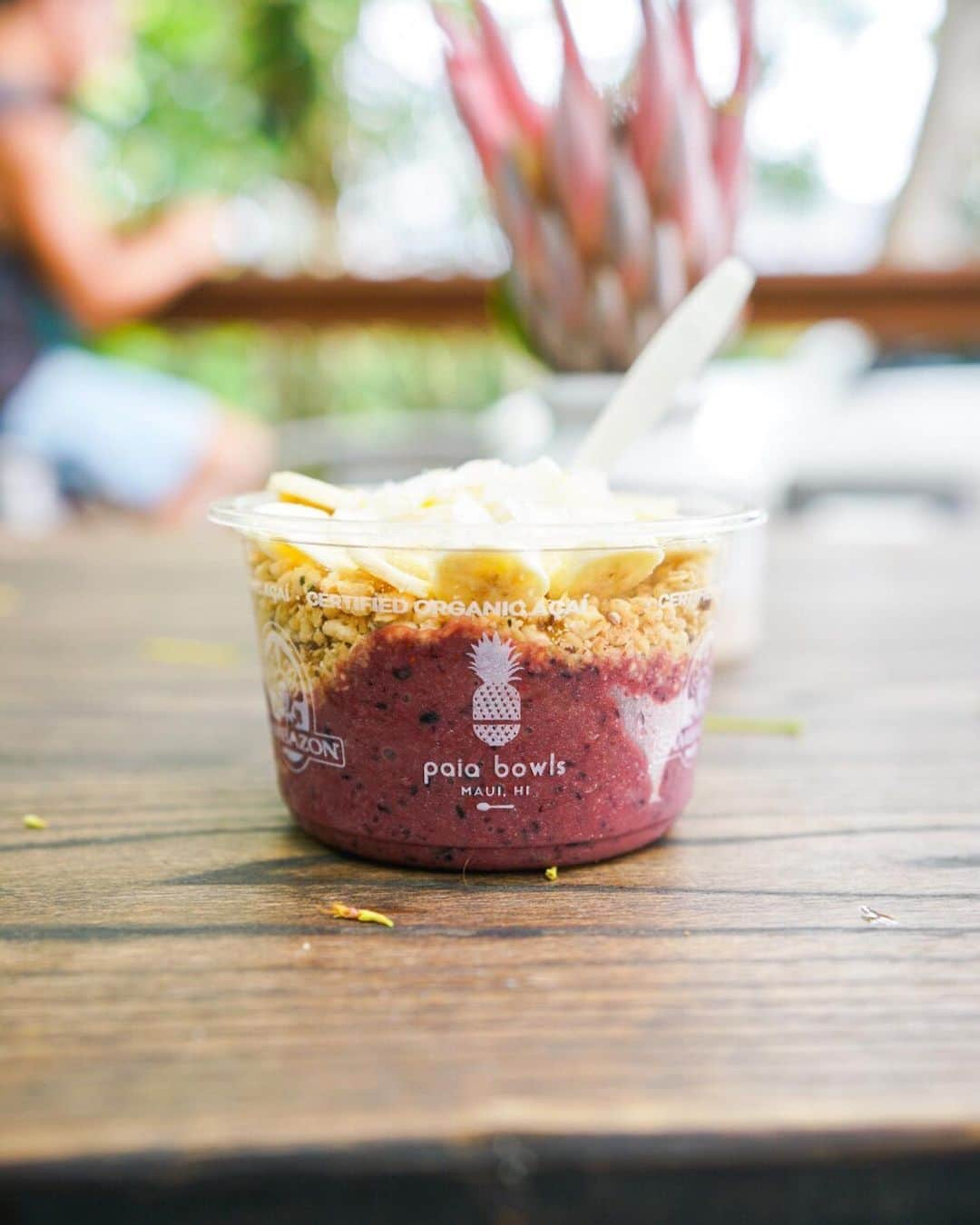 高嶋綾也のインスタグラム：「#hawaii #maui #paia #acaibowl #gekko  @paiabowls」