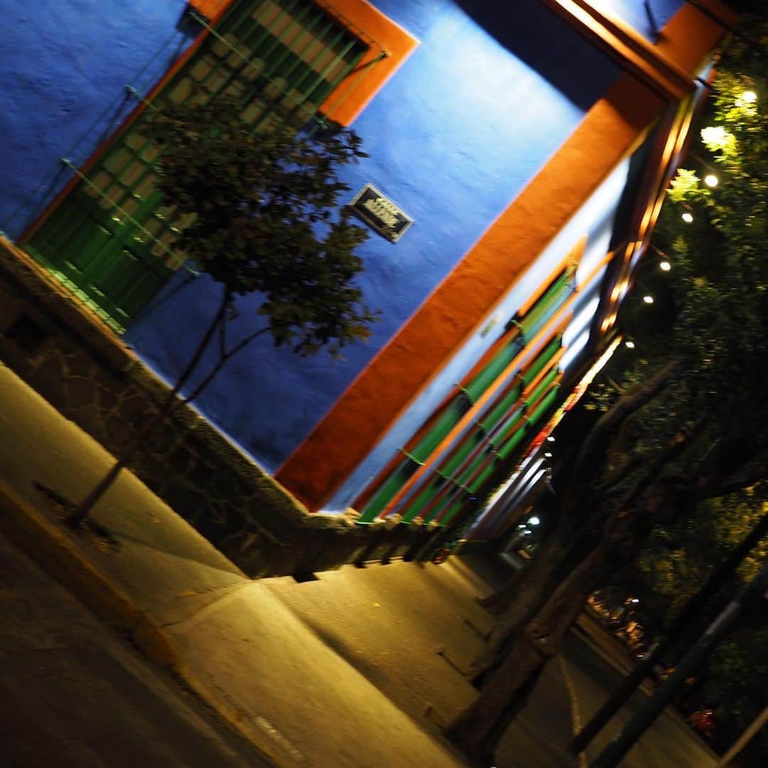 IVANさんのインスタグラム写真 - (IVANInstagram)「* La Casa de Frida💐🥀🏠🇲🇽💐🥀 フリーダ・カーロの生家♡ * 弾丸だったから夜行ったけど、全然人居なくて逆に穴場だし妖艶にカラフルでした🥺💕 #Mexico#fridakahlo#coyoacan  #フリーダカーロ博物館 #フリーダカーロ生家 #メキシコ #ぽろぽろ思い出さん♡」6月6日 9時20分 - fresanaca