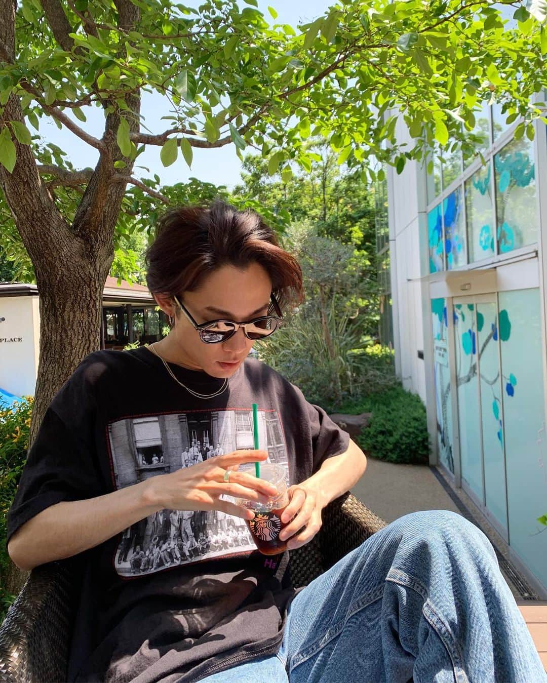 花沢将人のインスタグラム：「🌈summer mood🌈」