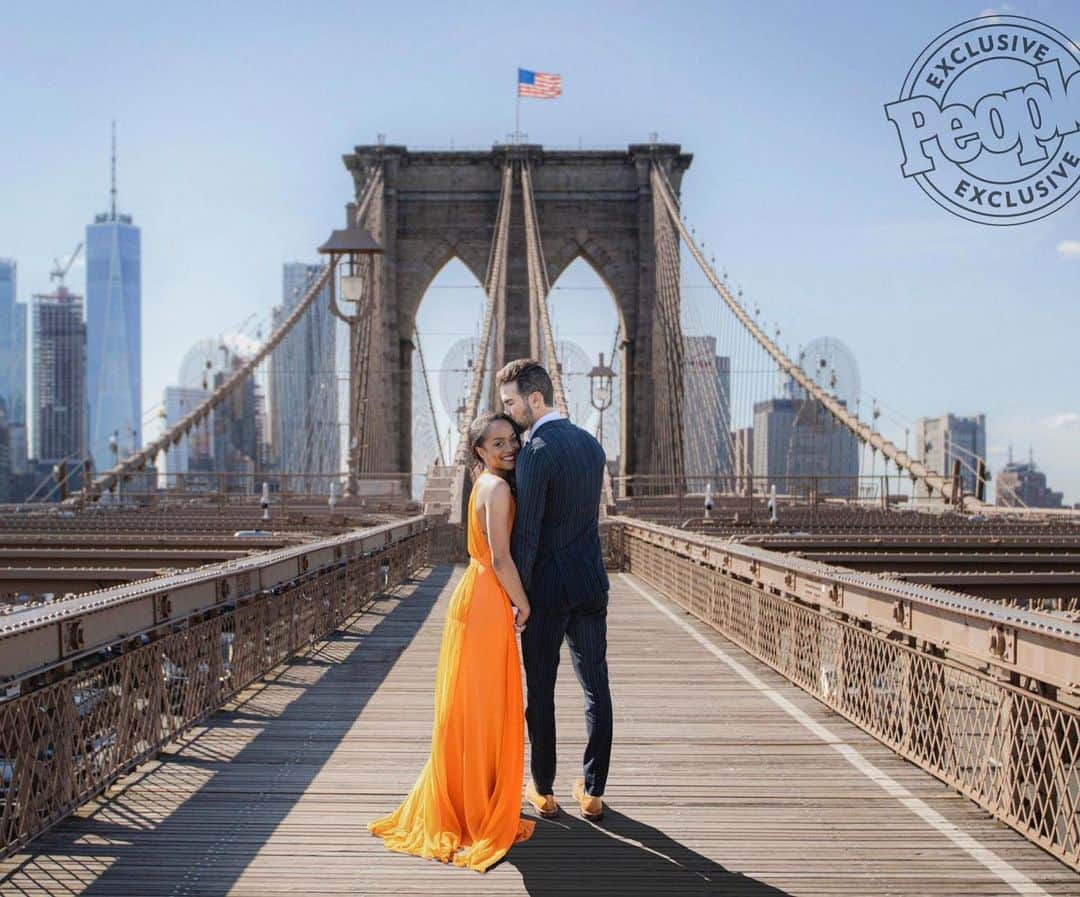 People Magazineさんのインスタグラム写真 - (People MagazineInstagram)「The Bachelorette’s Rachel Lindsay and Bryan Abasolo are one step closer to tying the knot! 💍The soon-to-be married couple shared photos from their romantic engagement shoot in N.Y.C. Tap our bio link for more breathtaking shots. 💕|📷: Clane Gessel Photography」6月6日 11時01分 - people