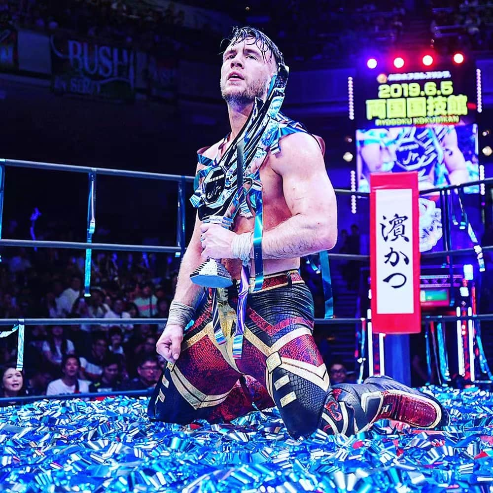 新日本プロレスさんのインスタグラム写真 - (新日本プロレスInstagram)「#SuperJr26 WINNER!! #WillOsprey !!🕊🏆 30分越え“超絶”バウトに両国大熱狂！ 鷹木を撃破したオスプレイが『SUPER Jr.』2度目の制覇！ なんと日本への“引っ越し”も宣言!! ☆6.5両国大会を新日本プロレスのスマホサイトで詳報アップ！ @njpw1972  #njbosj #njpw #新日本プロレス #プロレス #njpwworld」6月6日 12時46分 - njpw1972