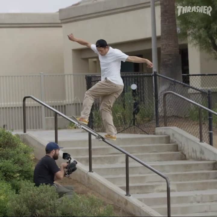 スラッシャーのインスタグラム：「Big Boss @carlosribeiro91 💪🏽 Watch his ROUGH CUT on the Thrasher app 📲」