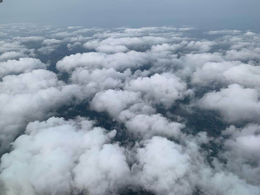 Monday満ちるさんのインスタグラム写真 - (Monday満ちるInstagram)「There’s something almost cruel about viewing fluffy clouds while canned up inside a fully booked plane for 14-1/2 hours in economy... #dreamingofbusinessclass #sardinesenflight」6月6日 13時15分 - mondaymichiru