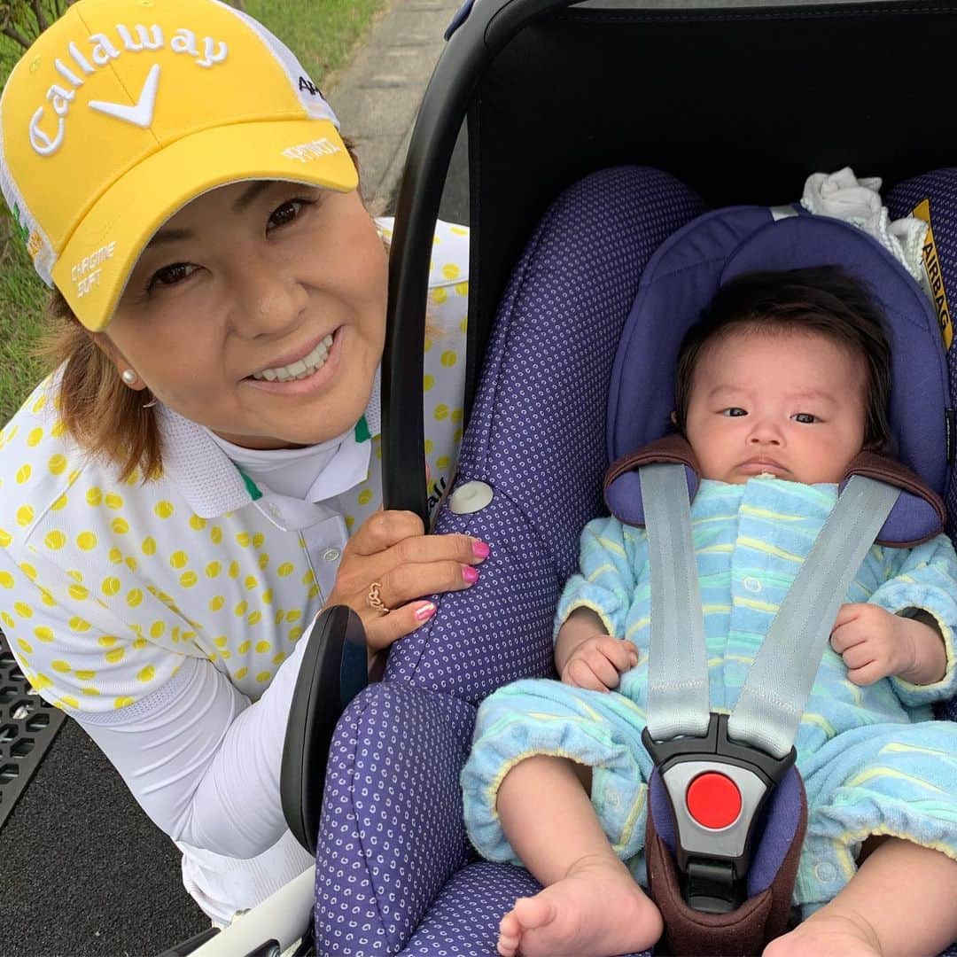 佐伯三貴のインスタグラム：「若林舞衣子ちゃんの赤ちゃん👶の龍之介くん😍💕💕 可愛いー😍」