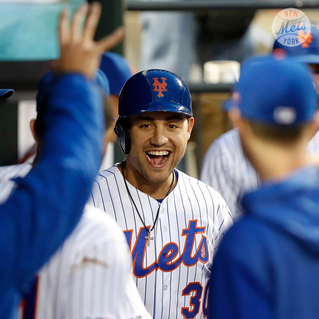 ニューヨーク・メッツさんのインスタグラム写真 - (ニューヨーク・メッツInstagram)「Can’t get enough of this guy and his smile. 😃 #Mets #LGM」6月6日 23時53分 - mets