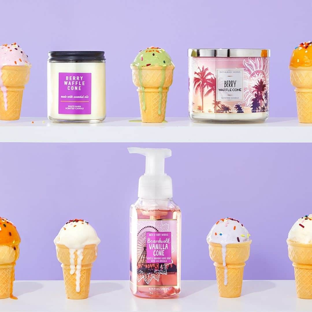 Bath & Body Worksさんのインスタグラム写真 - (Bath & Body WorksInstagram)「Is it really Summer without 🍦?! We don't think so. What’s your favorite ice cream topping 👇」6月7日 0時00分 - bathandbodyworks