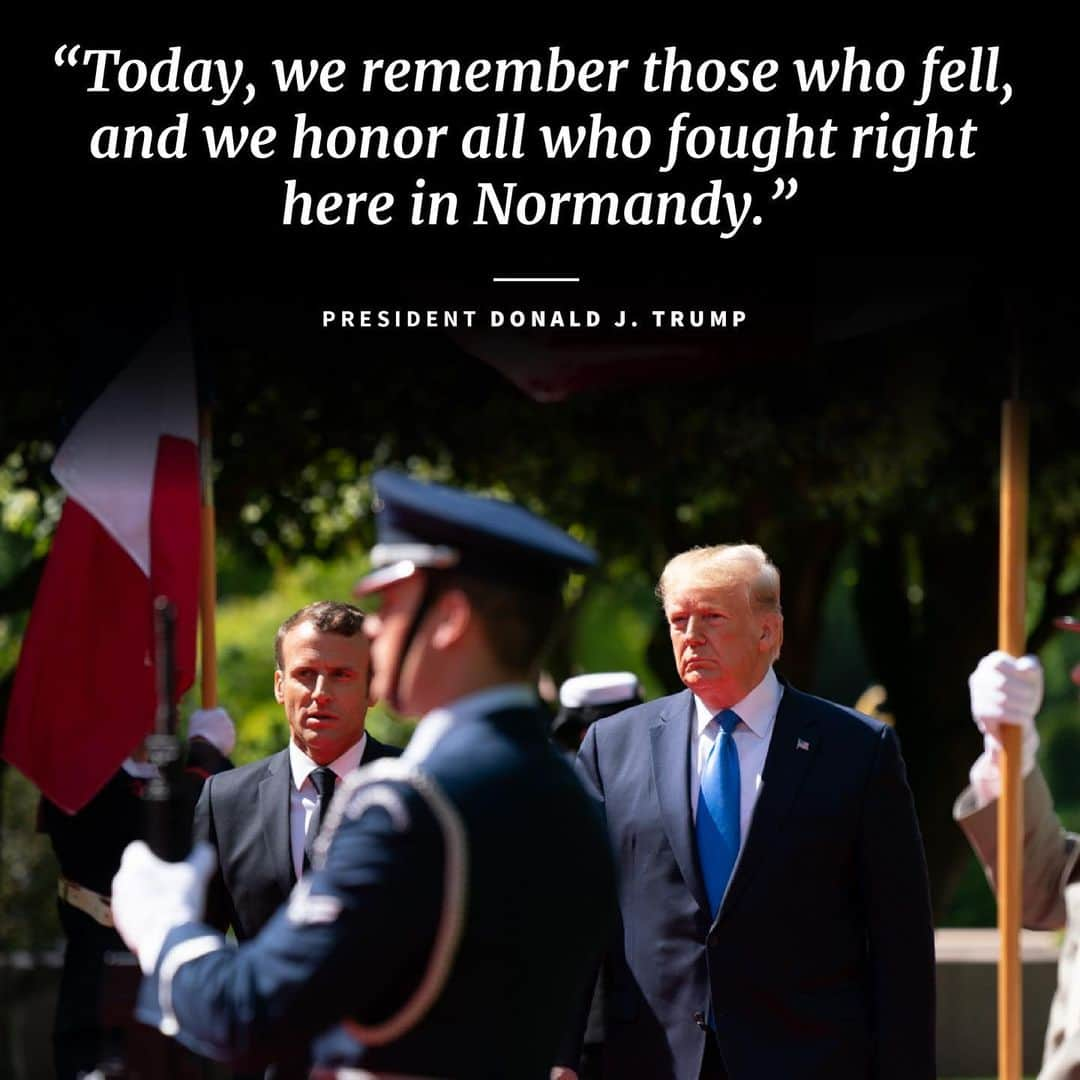 ドナルド・トランプさんのインスタグラム写真 - (ドナルド・トランプInstagram)「‪#DDay75thAnniversary #DDay75 ‬」6月7日 0時03分 - realdonaldtrump