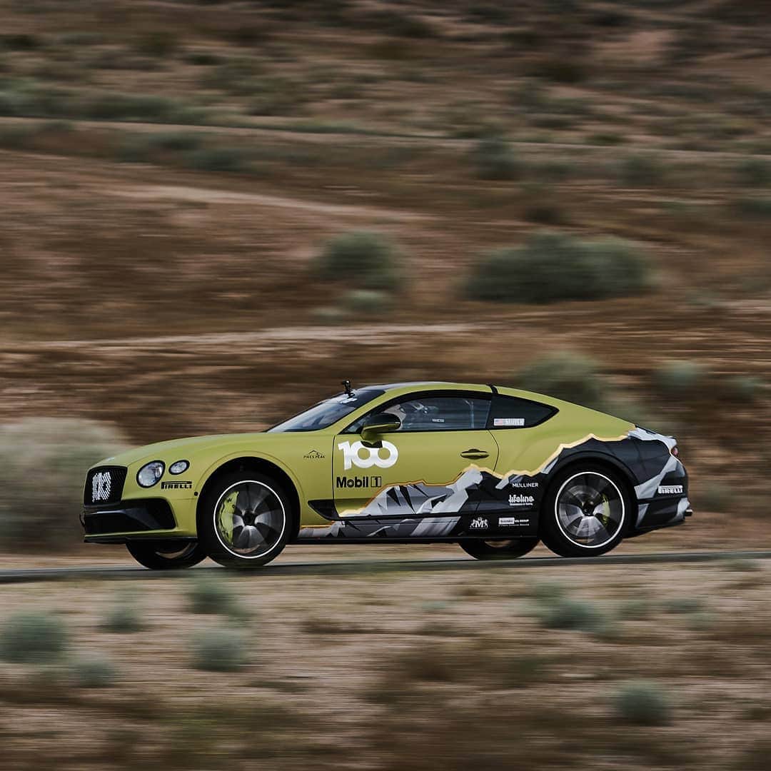 ベントレーさんのインスタグラム写真 - (ベントレーInstagram)「#Bentley will attempt to break the outright production car record at world-renowned @PikesPeakHillClimb with the new #ContinentalGT, driven by @rhysmillenracing. Link in bio. Follow @BentleyRacingOfficial for more. #Bentley100Years #RaceToTheClouds #PPIHC  Continental GT WLTP drive cycle: fuel consumption, mpg (l/100km) - Combined 20.8 (13.6). Combined CO2 – 308 g/km.」6月7日 0時17分 - bentleymotors