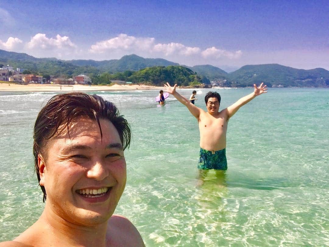 GO!皆川さんのインスタグラム写真 - (GO!皆川Instagram)「‪だって休みなんだもん。‬ ‪海風呂飯最高でした。‬ ‪#伊豆白浜 ‬」6月7日 1時00分 - go_minagawa