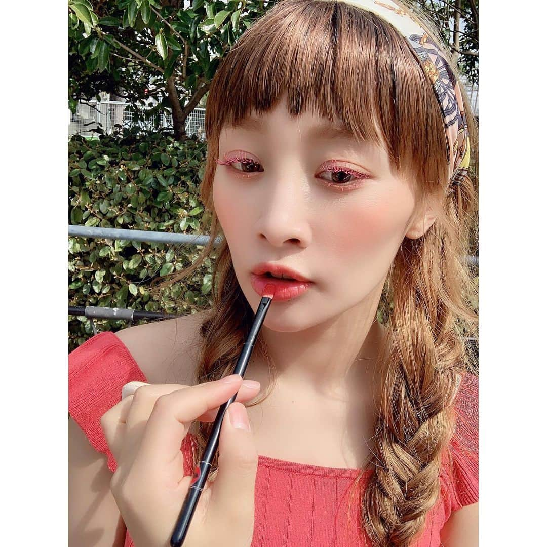 チョン・ニコルさんのインスタグラム写真 - (チョン・ニコルInstagram)「Pinky Eyelashes☺️Peachy Cheeks  #hana#ニコル#ニコルhana」6月6日 17時02分 - nicole__jung