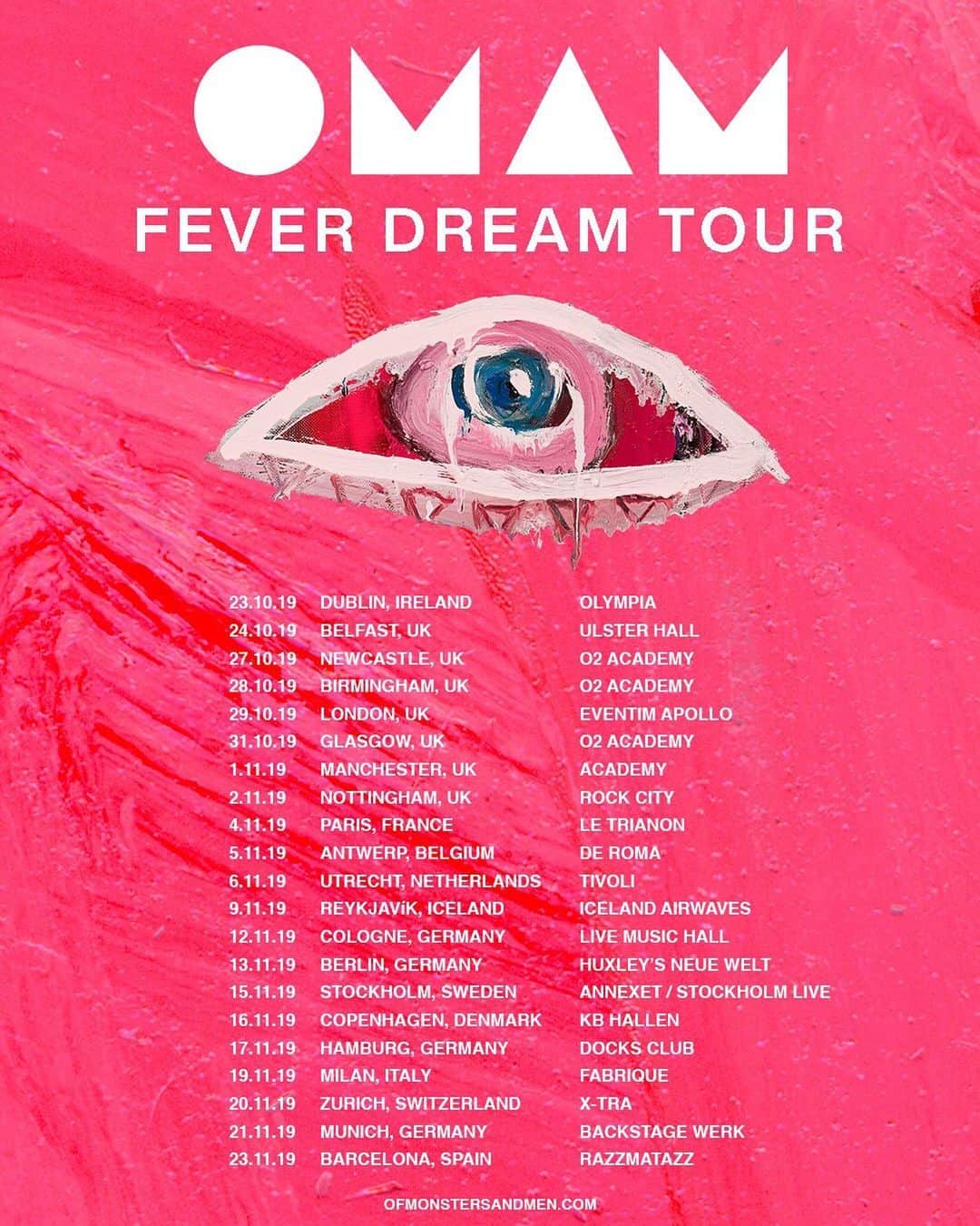 Of Monsters and Menさんのインスタグラム写真 - (Of Monsters and MenInstagram)「UK + EU! Coming to some of our favorite cities this fall as part of the FEVER DREAM World Tour.  UK + Ireland: Pre-order our new album ‘FEVER DREAM’ from our online store or enter your info before Tuesday, 11 June at 12pm BST for first access to presale tickets - link in bio. EU: All tickets on sale Friday, 14 June at 10am CEST」6月6日 17時05分 - ofmonstersandmen