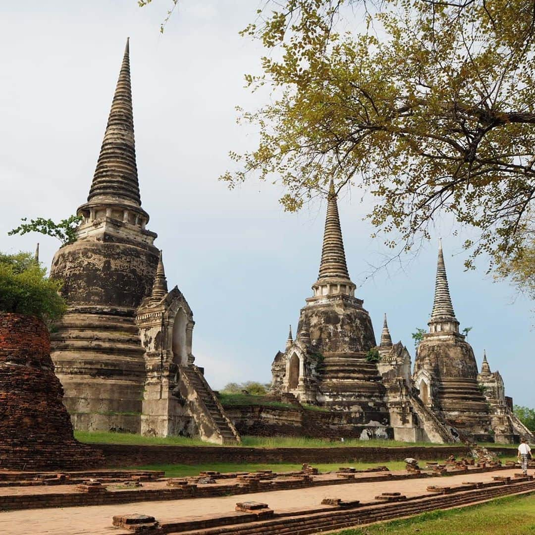 角田聖奈さんのインスタグラム写真 - (角田聖奈Instagram)「Ayutthaya🏰🙏 DAY２🇹🇭 #Ayutthaya #Thailand #アユタヤ #世界遺産 #タイ旅行 #タイ #お寺 #世界遺産巡り #世界遺産の街 #美 #歴史 #スコール待ちはインスタ更新」6月6日 17時19分 - seina1105