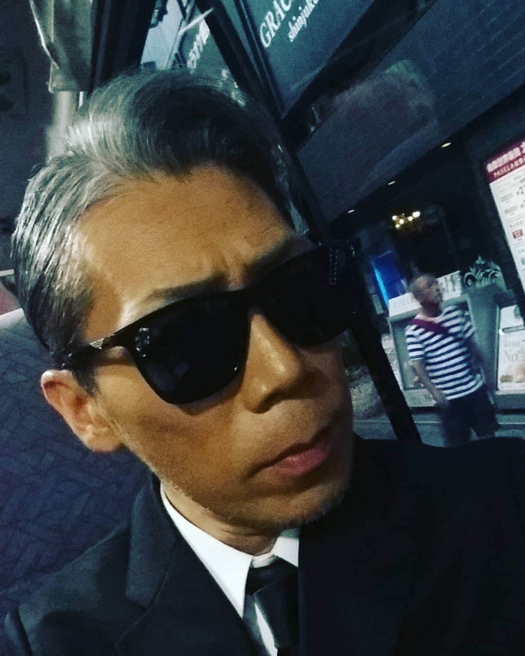 火口秀幸のインスタグラム：「#MIB　#吉本坂46　 #今夜はええやん #スペシャルイベント　#新宿 #歌舞伎町　#エージェント　 #HIDEBOH」