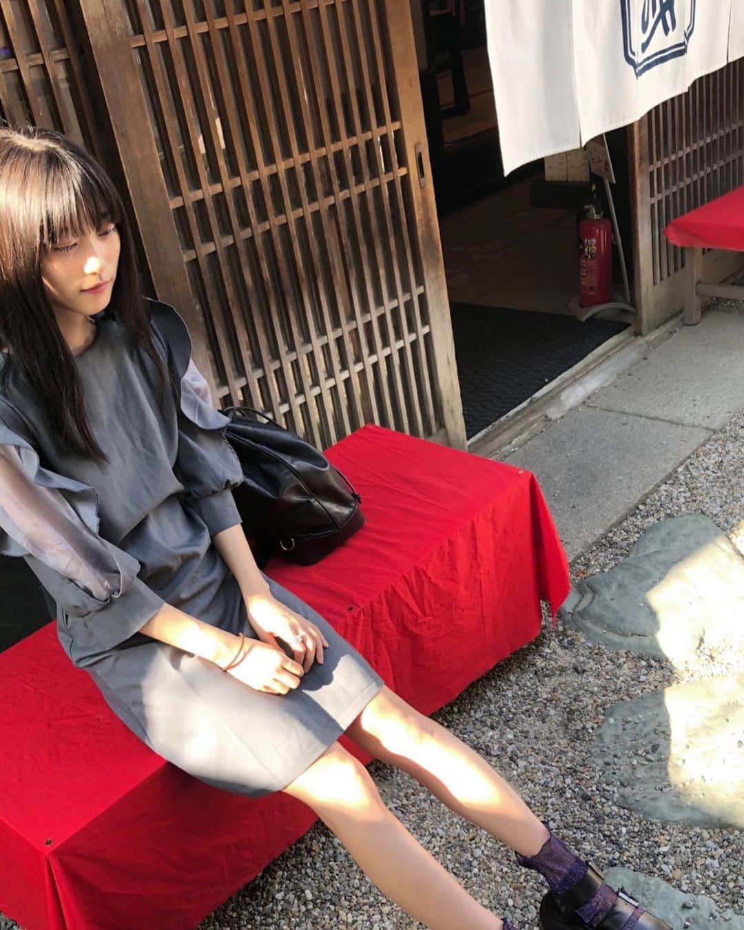 阿知波妃皇のインスタグラム：「涙出るくらい楽しんでるのに写真撮るといつもつまんなそうだしなんか怖い  #映えない  #なんか怖い #本気で楽しんでるのに」