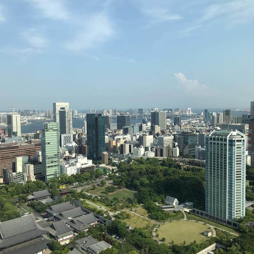 大西蘭さんのインスタグラム写真 - (大西蘭Instagram)「・ 10年ぶり？の東京タワー🗼 ・ 平日だからか、全く待たずにスムーズに登れました♬ ・ お客さんはほとんど外国人観光客で、日本人の私が目立つくらいでした。 やっぱり旅行で東京に来たら登りたいですもんね😆 ・ 下が見えるスカイウォークウィンドウでは、外国人の皆さんも、肝試しに足でトントンしてみたり、急いで歩いてみたり、そーっと踏んでみたり、万国共通の反応なのが面白かった😂 ・ 東京の街並みを見渡すと、建設中の建物もあったりして、進化し続ける東京のパワーを感じました✨ ・ いつも見ているのになかなか登ることがないけれど、たまには登りに来たいなぁと思いました🗼 ・ ・ #東京タワー #東京タワー展望台 #東京タワー🗼 #スカイウォークウィンドウ #tokyotower #skywalkwindow」6月6日 20時03分 - onishiran