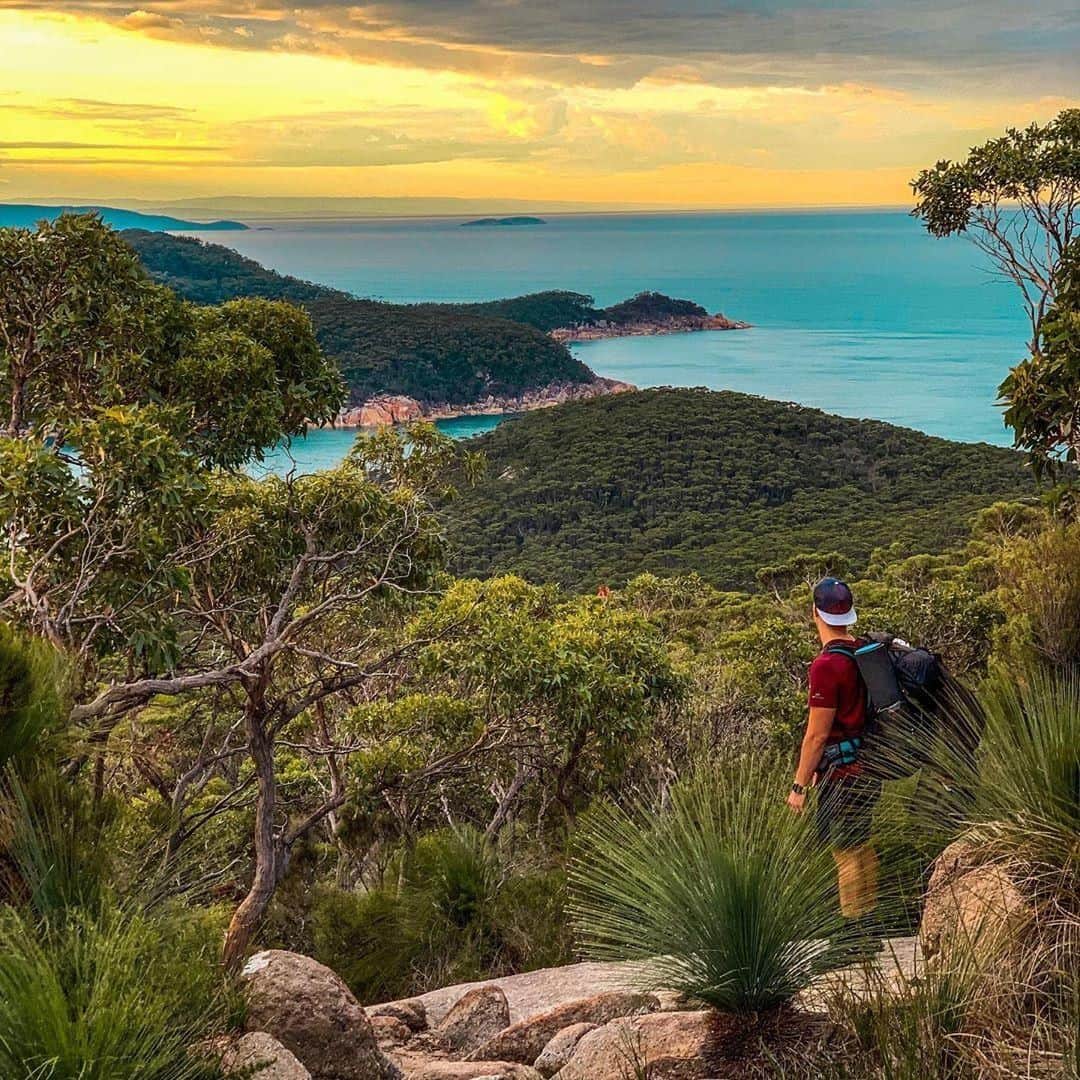 Australiaさんのインスタグラム写真 - (AustraliaInstagram)「Now, this looks like a good spot to stop and watch the world go by. 👀 @christian_04 went on a scenic hike in #WilsonsPromontoryNationalPark in the @visitgippsland region, at the southernmost tip of mainland #Australia. Located three hours from @visitmelbourne, ‘The Prom’ (as locals call it), is a natural wonderland of granite mountains, open forest, sweeping beaches and epic coastlines. You might want to camp in the park for a few days to explore as much of the 50,000 hectares as you can, it is Victoria’s largest coastal wilderness area, after all.  #seeaustralia #visitvictoria #inspiredbygippsland #visitgippsland #travel」6月6日 20時00分 - australia