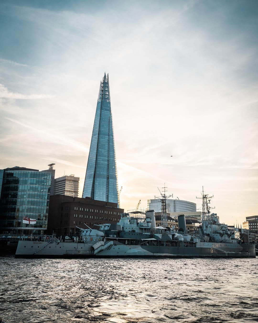@LONDON | TAG #THISISLONDONさんのインスタグラム写真 - (@LONDON | TAG #THISISLONDONInstagram)「D-Day | #HMSBelfast | On this day, 75 year ago, 156,000 allied troops landed on the beaches of occupied #Normandy. HMS Belfast is one of only 3 bombardment vessels to survive. Casualties were treated on-board and they spent 33 days supporting the landings, firing over 4,000 6-inch and 1,000 4-inch shells. This was the last time she fired her guns in World War II. The gallant actions of British, US & Commonwealth forces secured a bridgehead that enabled the liberation of Europe from Nazi domination. Called #OperationOverlord, today it is more usually referred to as D-Day. The forces landed on five beaches, with parachute and special forces dropped in before the main assault.  D-Day was, and remains now, the largest combined land, sea and air operation in history. By the end of the 6th of June 1944, 10,000 allied casualties had been taken. The relative stability that we have enjoyed since then is as a direct result of their sacrifice, as well of all those gave their lives to fight the forces of fascism.  At the going down of the sun, and in the morning, we will remember them. // #DDay #DDay75 #WW2 #WorldWar2 #remember #remembrance #wewillrememberthem #lestweforget #respect #veterans #thisislondon @imperialwarmuseums @britisharmy 📸 @mrlondon」6月6日 20時45分 - london