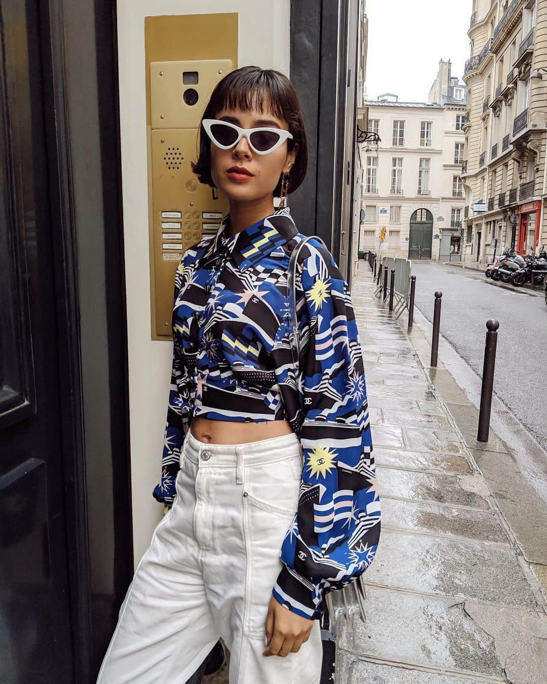 大屋夏南さんのインスタグラム写真 - (大屋夏南Instagram)「Paris💙 ・ ・ #ootd #look #chanel #paris #パリ」6月6日 21時09分 - __kana_oya__