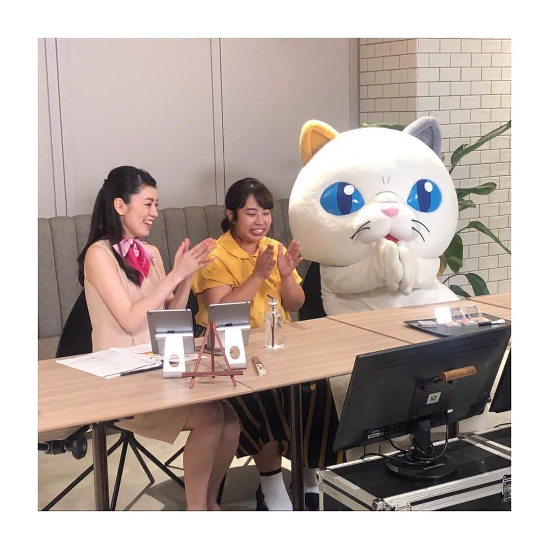 小西さやかさんのインスタグラム写真 - (小西さやかInstagram)「「DHC ライブチャンネル」 #10 (2019 年 6 月 6 日(木)19:00〜配信)  に出演させていただきました。カトパン似で有名な#餅田コシヒカリ さん、#タマ川ヨシ子 (#猫 )ちゃんと共演しました。 モンちゃんを思い出して、ヨシ子ちゃんの可愛さにメロメロ。 特設ページでは、今だけの割引やプレゼント特典があるので、チェックしてみてくださいね！ #DHC」6月6日 21時12分 - cosmeconcierge