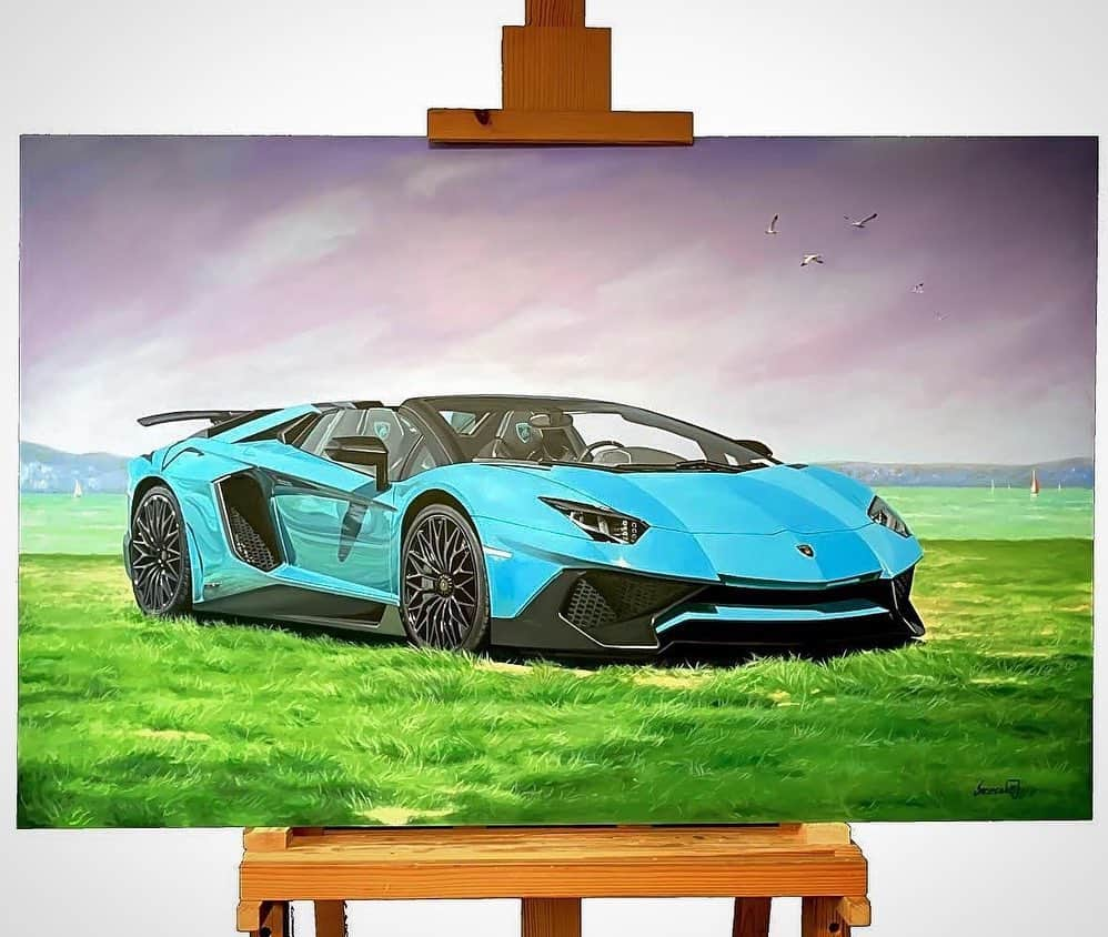 CarsWithoutLimitsさんのインスタグラム写真 - (CarsWithoutLimitsInstagram)「Professional painting by:@supercarartco!🔥 You can order your own professional custom car painting from them! Send them an e-mail or DM!💥Amazing work! #aventador #svroadster #bluglauco #yiannimize #lambo #huracan #lambocarphoto #drawtodrive #automotiveart #carpainting #dailyart #carart #artist #oilpainting #lp750 #carsketch #cardrawing #aventadors #carswithoutlimits #aventadorsv #lamborghiniaventador #yianni #carcollection #carcollector #blacklist」6月6日 22時20分 - carswithoutlimits