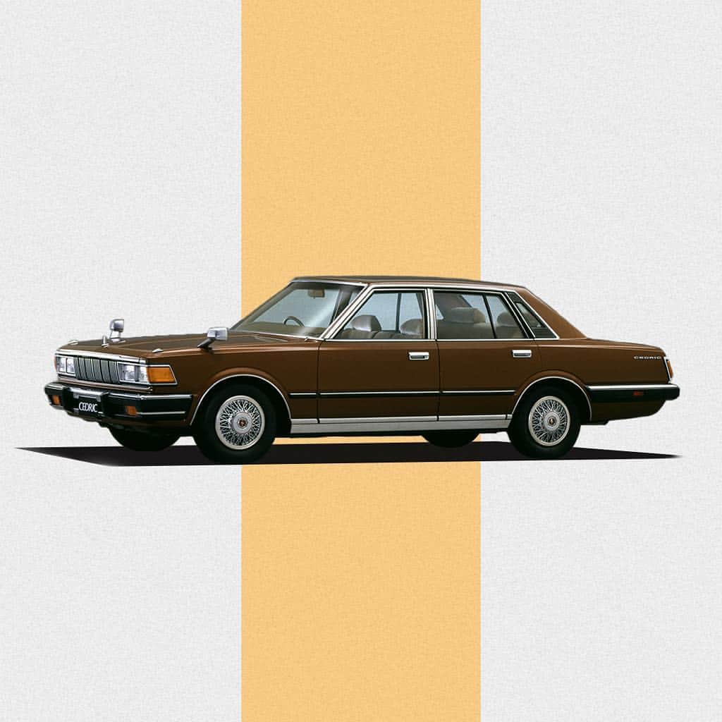 のインスタグラム：「With innovation being at the core of Nissan's DNA, the #Cedric / #Gloria 430 series, released on June 8th 1979, was the first Japan model equipped with a micro computer on board called ECCS (Engine Concentrated Control System). #TBT #Heritage」