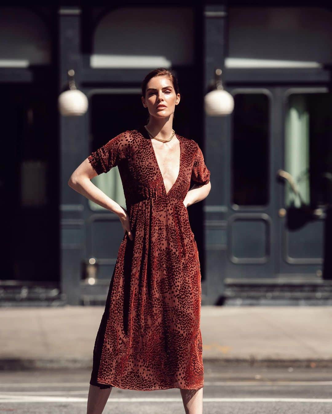 ヒラリー・ローダのインスタグラム：「dream dress @thisisblackiris ♥️」