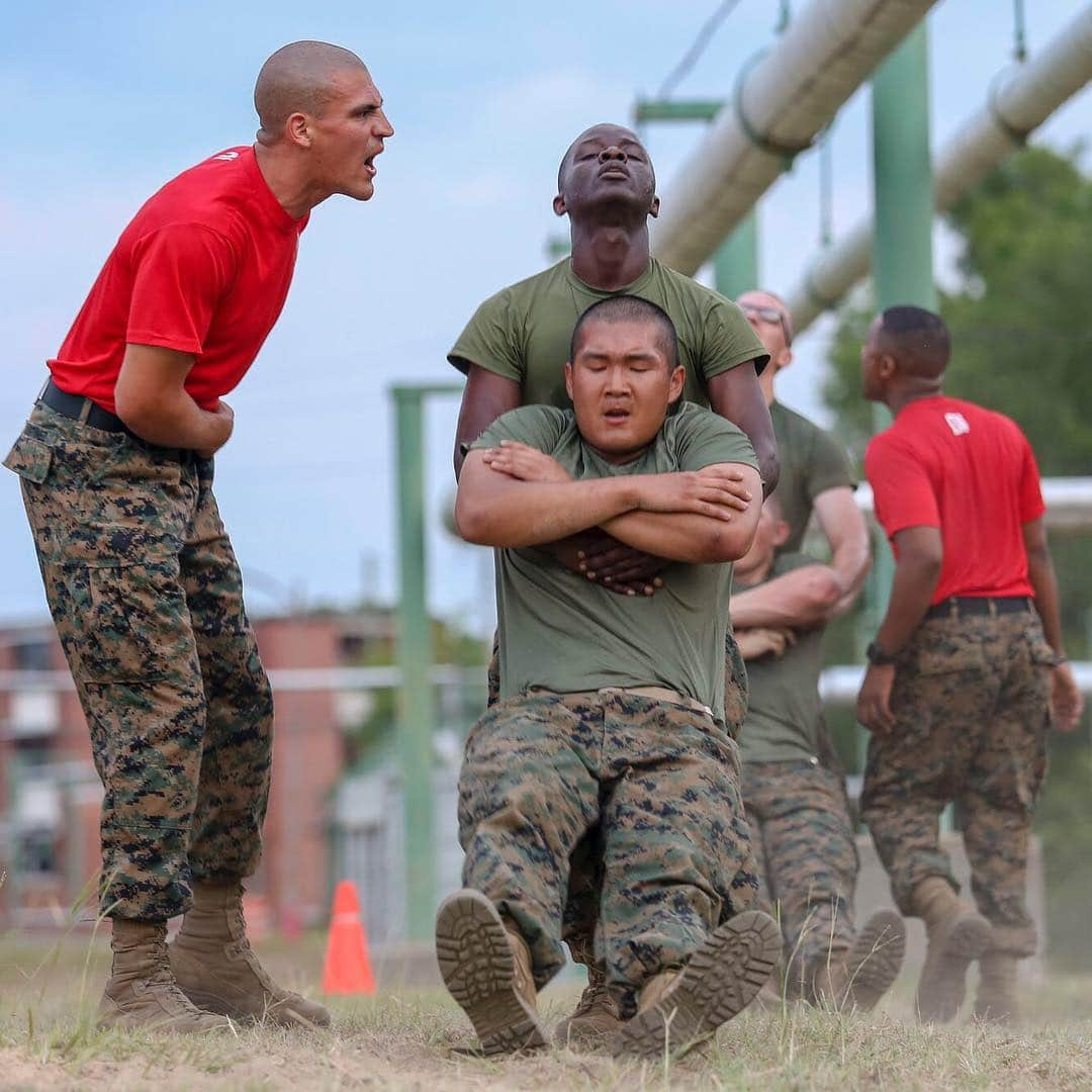 アメリカ海兵隊さんのインスタグラム写真 - (アメリカ海兵隊Instagram)「Every Step of the Way  Recruits with Bravo Company, 1st Recruit Training Battalion, complete numerous challenges during the Obstacle Course @mcrdparrisisland, May 30, 2019. (U.S. Marine Corps photo by Lance Cpl. Dylan Walters)  #MarineCorps #Motivate #Bootcamp #USMC #DrillInstructor #MCRD #ParrisIsland」6月7日 9時27分 - marines