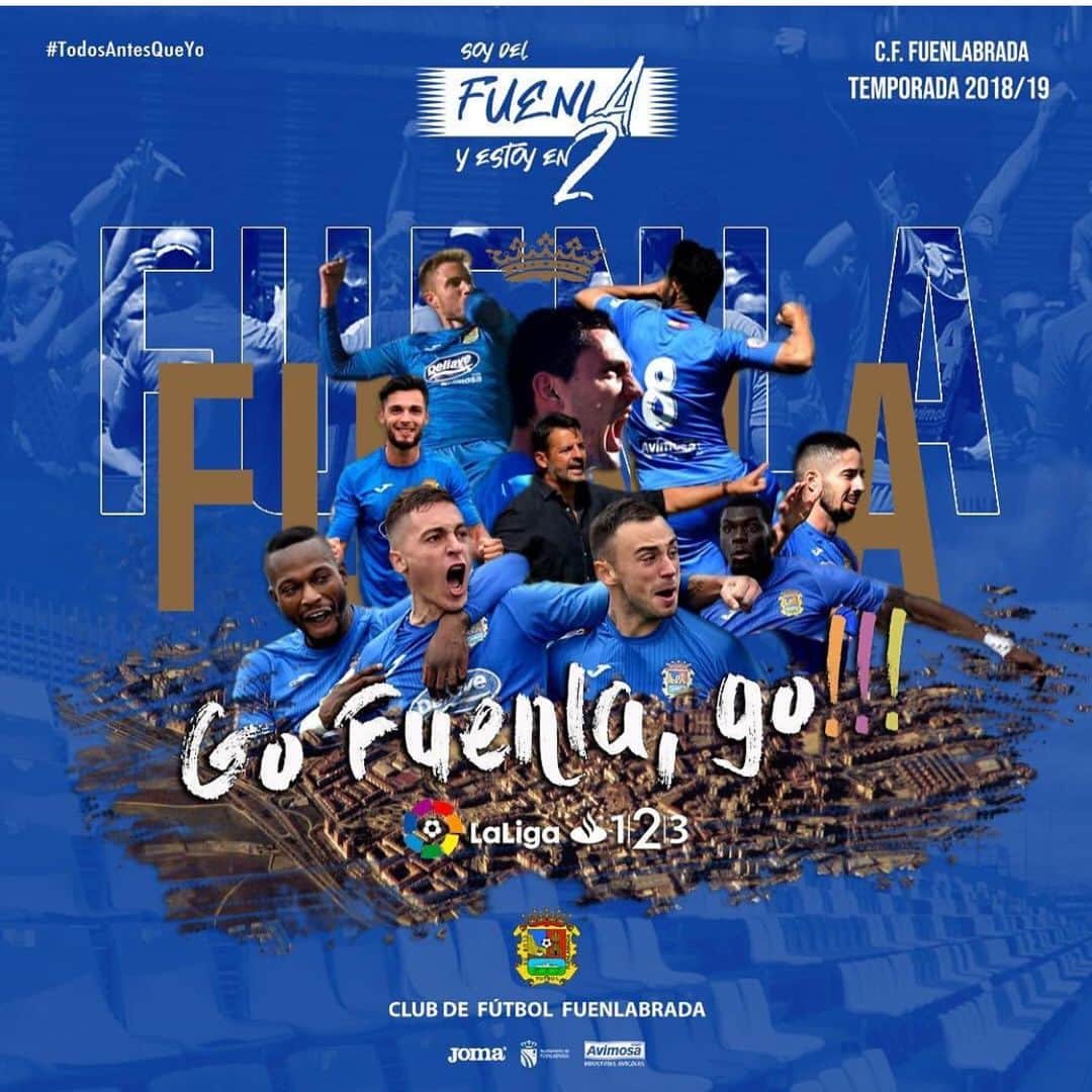 フェルナンド・トーレスのインスタグラム：「Fuenlabrada, la ciudad que me vio crecer tendrá por primera vez a nuestro @cffuenlabrada en la #laliga123. Mi más sincera enhorabuena a todos los fuenlabreños y fuenlabreñas así como a la plantilla, cuerpo técnico, empleados y dirigentes porque las grandes gestas son gracias al trabajo de todos. Mucha suerte en los próximos partidos Vs @realracingclub . Estoy seguro que lo mejor está por llegar para una ciudad y un club llenos de sueños. #gofuenlago 🔵🔵🔵🔵🔵🔵🔵🔵🔵🔵🔵 Fuenlabrada, the city where I grew up will have our football team @cffuenlabrada in #laliga123 for the first time. My most sincere congratulations to all the fuenlabreños and fuenlabreñas as well as the staff, coaching staff, employees and directors because the great achievements are thanks to the work of everybody at the club. Good luck in the next matches VS @realracingclub I am sure that the best is yet to come for a city and a club full of dreams.  #gofuengo」
