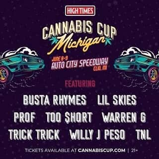 バスタ・ライムスさんのインスタグラム写真 - (バスタ・ライムスInstagram)「CANNIBUS CUP MICHIGAN!! AUTO CITY SPEEDWAY!! WE BOUT TO MELT THAT BITCH DOWN CRAZIER THAN HASHISH OIL!! THIS SATURDAY 6.8.19 #THECONGLOMERATEWAY」6月7日 9時37分 - bustarhymes