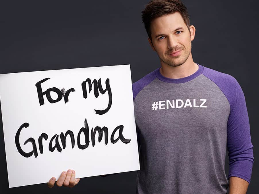 マット・ランターさんのインスタグラム写真 - (マット・ランターInstagram)「June is Alzheimer’s & Brain Awareness Month, and I #GoPurple for my Grandma. Join me and the @alzassociation in the fight to #ENDALZ.」6月7日 9時56分 - mattlanter