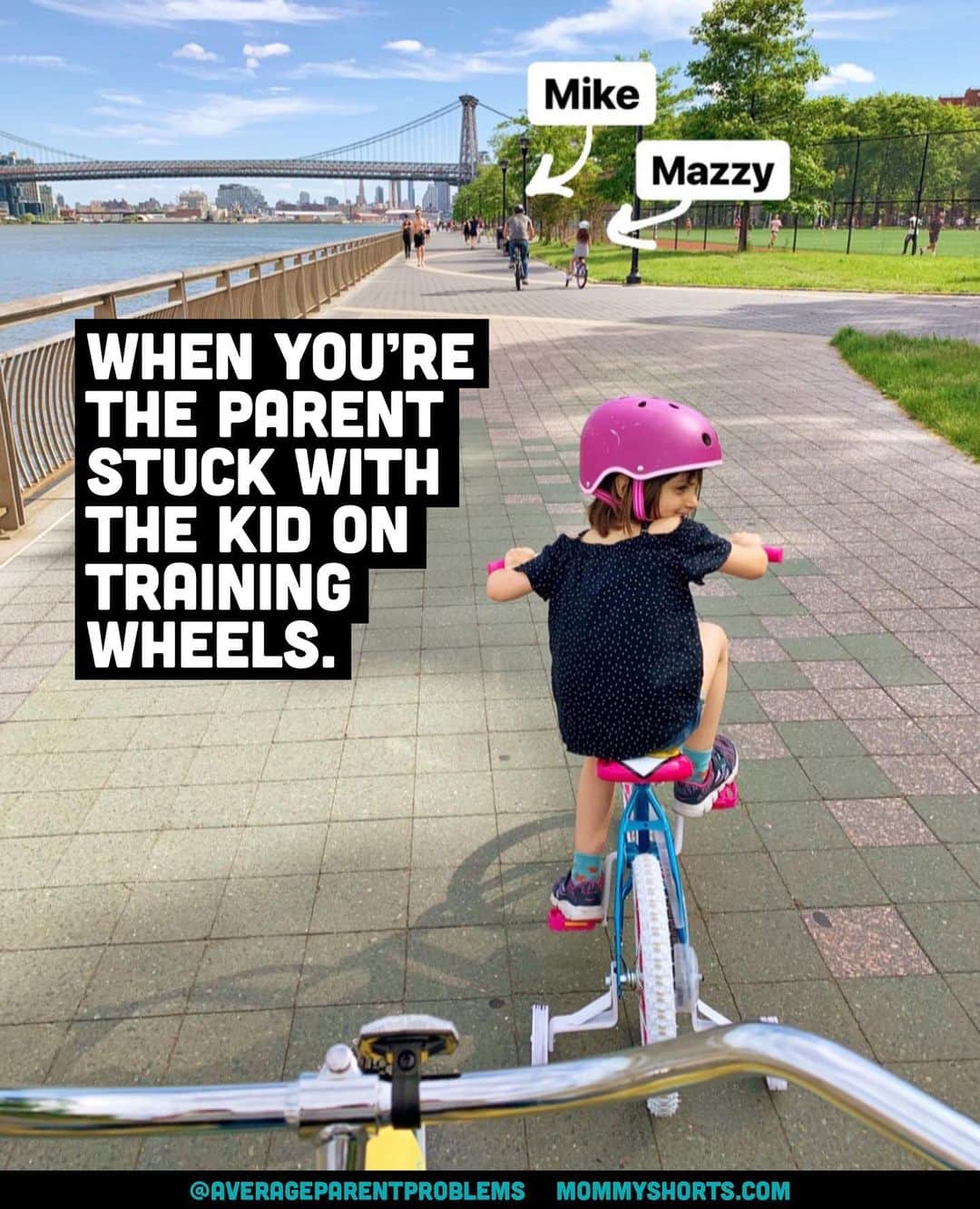 Average Parent Problemsさんのインスタグラム写真 - (Average Parent ProblemsInstagram)「If you are anything like me, you make your husband switch kids mid-ride. Seriously though, now that my kids are a bit older, I think family bike rides are my favorite family activity to do all together. You can read all about our first family bike ride and learn how to get 20% off Huffy bikes for you and your family! #LiveTheRide #ad」6月7日 2時17分 - averageparentproblems