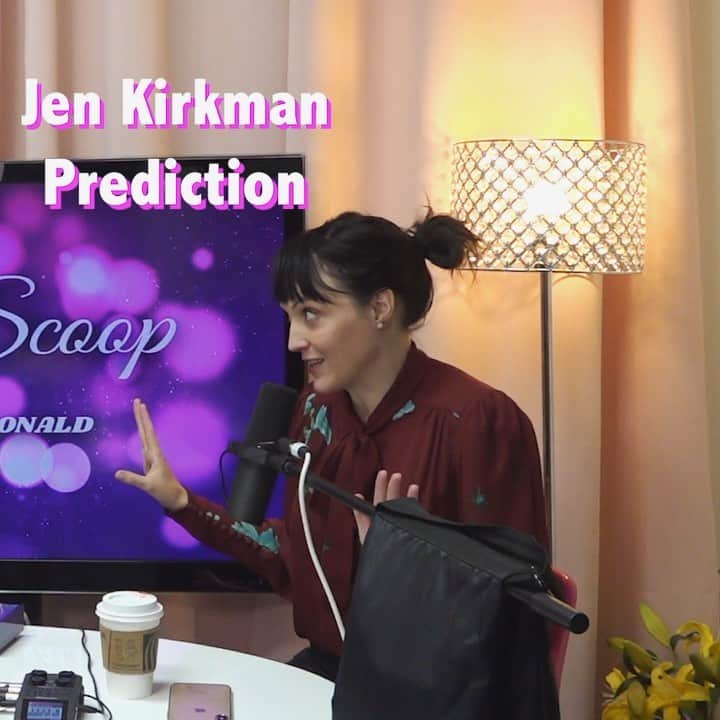 ヘザー・マクドナルドのインスタグラム：「“You’ve never looked bigger or older!” I love a good prediction. What do you think about @jenkirkman prediction about the way we will start to give compliments? Up on Juicy Scoop now!」